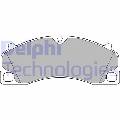 LP2500 DELPHI Комплект тормозных колодок, дисковый тормоз