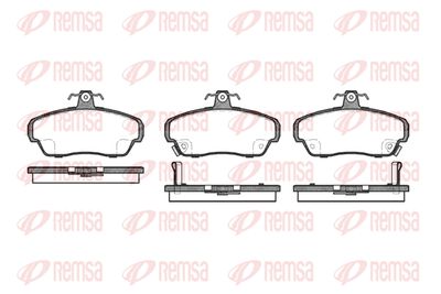 049002 REMSA Комплект тормозных колодок, дисковый тормоз
