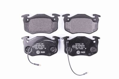 8DB355018941 HELLA Комплект тормозных колодок, дисковый тормоз