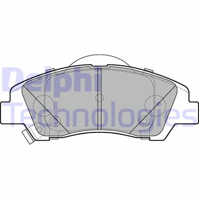 LP3265 DELPHI Комплект тормозных колодок, дисковый тормоз