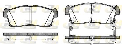 2119902 ROADHOUSE Комплект тормозных колодок, дисковый тормоз