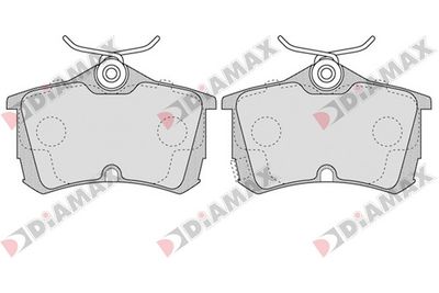 N09300 DIAMAX Комплект тормозных колодок, дисковый тормоз