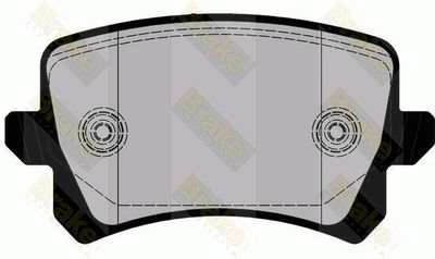 PA1862 Brake ENGINEERING Комплект тормозных колодок, дисковый тормоз