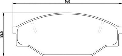 363710200331 MAGNETI MARELLI Комплект тормозных колодок, дисковый тормоз