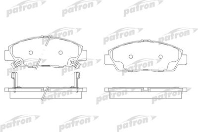 PBP904 PATRON Комплект тормозных колодок, дисковый тормоз