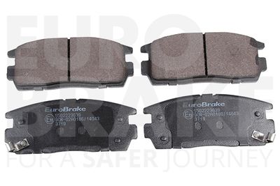 5502223639 EUROBRAKE Комплект тормозных колодок, дисковый тормоз