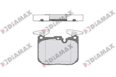 N09759 DIAMAX Комплект тормозных колодок, дисковый тормоз