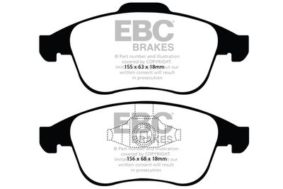 DP41993R EBC Brakes Комплект тормозных колодок, дисковый тормоз