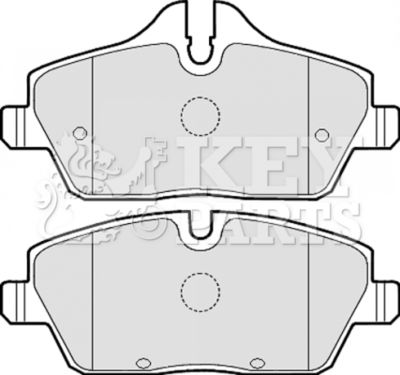 KBP2051 KEY PARTS Комплект тормозных колодок, дисковый тормоз