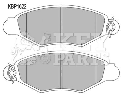 KBP1622 KEY PARTS Комплект тормозных колодок, дисковый тормоз