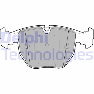 LP1003 DELPHI Комплект тормозных колодок, дисковый тормоз