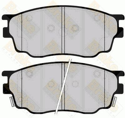 PA1427 Brake ENGINEERING Комплект тормозных колодок, дисковый тормоз