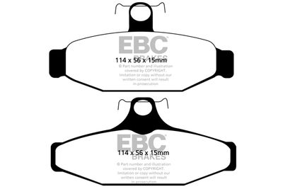 DP31165C EBC Brakes Комплект тормозных колодок, дисковый тормоз