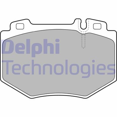 LP1851 DELPHI Комплект тормозных колодок, дисковый тормоз