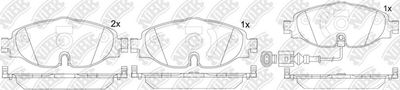 PN33005W NiBK Комплект тормозных колодок, дисковый тормоз