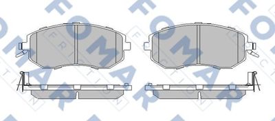 FO217183 FOMAR Friction Комплект тормозных колодок, дисковый тормоз