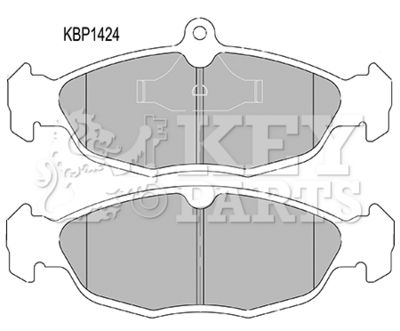 KBP1424 KEY PARTS Комплект тормозных колодок, дисковый тормоз