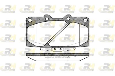 259904 ROADHOUSE Комплект тормозных колодок, дисковый тормоз