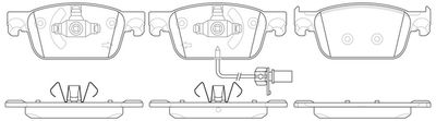 FP1953E FIT Комплект тормозных колодок, дисковый тормоз