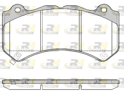 2137604 ROADHOUSE Комплект тормозных колодок, дисковый тормоз