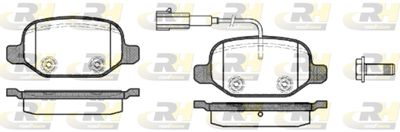 272702 ROADHOUSE Комплект тормозных колодок, дисковый тормоз