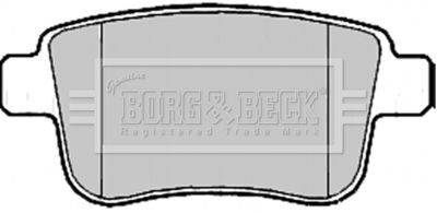 BBP2185 BORG & BECK Комплект тормозных колодок, дисковый тормоз