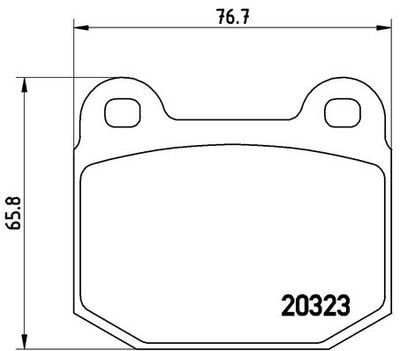 P59004 BREMBO Комплект тормозных колодок, дисковый тормоз