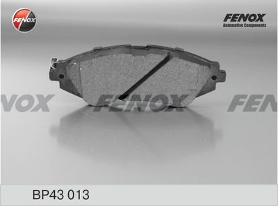 BP43013 FENOX Комплект тормозных колодок, дисковый тормоз