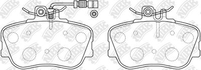 PN0025W NiBK Комплект тормозных колодок, дисковый тормоз