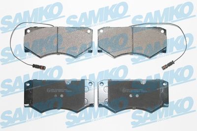 5SP660 SAMKO Комплект тормозных колодок, дисковый тормоз