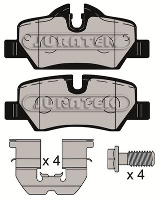 JCP8137 JURATEK Комплект тормозных колодок, дисковый тормоз