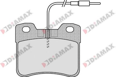 N09339 DIAMAX Комплект тормозных колодок, дисковый тормоз