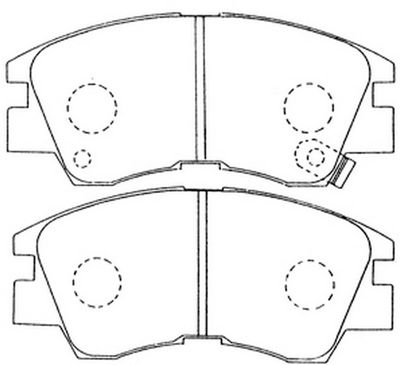 FP0349 FIT Комплект тормозных колодок, дисковый тормоз