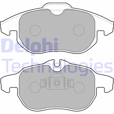 LP1723 DELPHI Комплект тормозных колодок, дисковый тормоз