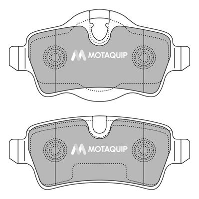 LVXL1403 MOTAQUIP Комплект тормозных колодок, дисковый тормоз