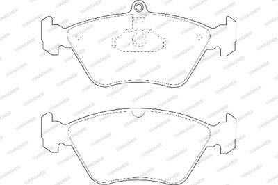 WBP21411A WAGNER Комплект тормозных колодок, дисковый тормоз