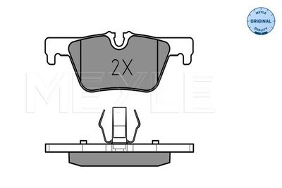 0252530717 MEYLE Комплект тормозных колодок, дисковый тормоз