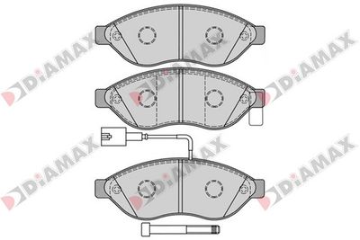 N09175 DIAMAX Комплект тормозных колодок, дисковый тормоз
