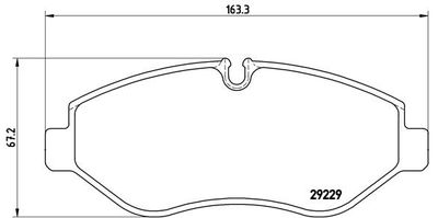 PA6026 BREMBO Комплект тормозных колодок, дисковый тормоз