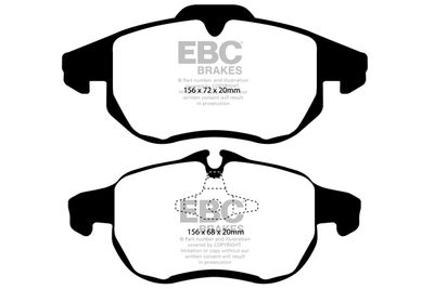 DP41414R EBC Brakes Комплект тормозных колодок, дисковый тормоз