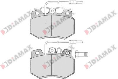 N09174 DIAMAX Комплект тормозных колодок, дисковый тормоз