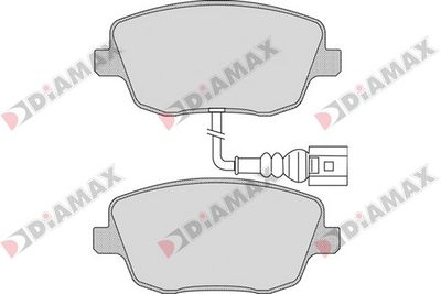 N09164 DIAMAX Комплект тормозных колодок, дисковый тормоз