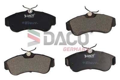 322616 DACO Germany Комплект тормозных колодок, дисковый тормоз