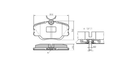 FBP0495 FREMAX Комплект тормозных колодок, дисковый тормоз