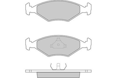 120822 E.T.F. Комплект тормозных колодок, дисковый тормоз