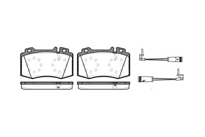 NB23271V02 NEW BLOX Комплект тормозных колодок, дисковый тормоз