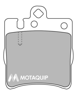 LVXL556 MOTAQUIP Комплект тормозных колодок, дисковый тормоз