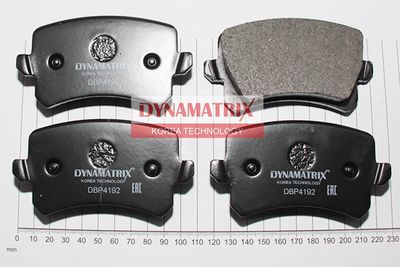 DBP4192 DYNAMATRIX Комплект тормозных колодок, дисковый тормоз