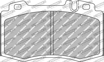 FCP1661H FERODO RACING Комплект тормозных колодок, дисковый тормоз