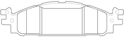 FP1508 FIT Комплект тормозных колодок, дисковый тормоз